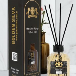 Odświeżacz z patyczkami BACCARAT WHITE GOLDEN SILVA 150 ml