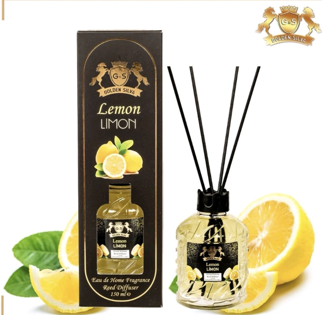 Odświeżacz z patyczkami LIMON GOLDEN SILVA 150 ml