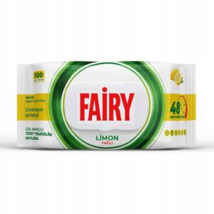FAIRY Chusteczki Uniwersalne Czyszczące XXL 100 szt CYTRYNA