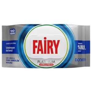 Fairy Platinum Chusteczki Nawilżane 100 szt. – Antybakteryjne