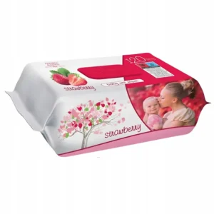 CHUSTECZKI SLEEPY NAWILŻANE TRUSKAWKA 120SZT