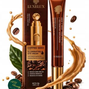 Luxelux krem pod oczy z kofeiną i masażerem