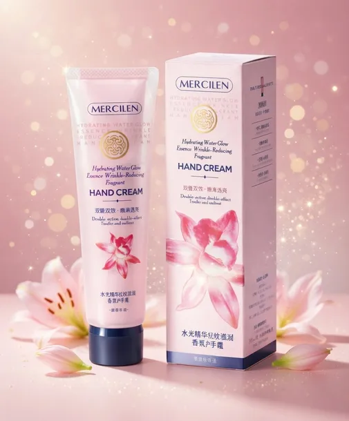 Krem do Rąk Nawilżający MERCILEN Hydrating Water Glow - Regenerujący
