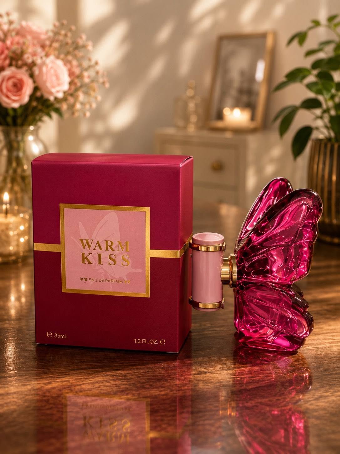 WARM KISS - Motylek różowy 35 ml
